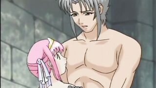 Cute hentai virgin fucked in the dungeon