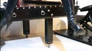 Hot slut gets tied up and she loves it