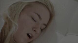 fairhair art masturbation in white