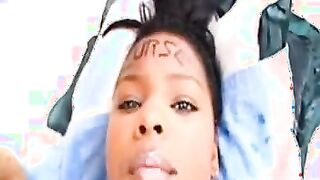 Male Midget Fucks Big Titty Whore, makes her barf