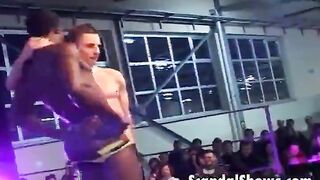 Sexy musculed guys seduce their fans