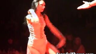 Brunette slut fucking a horny dude