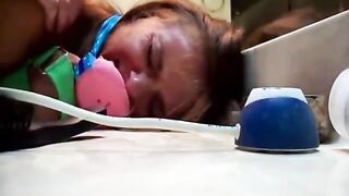 Dirty Talking Girl Bathroom Creampie