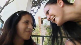Whole meloon in her pussy