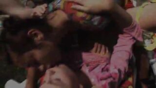 Two russian girl2girl eating holes