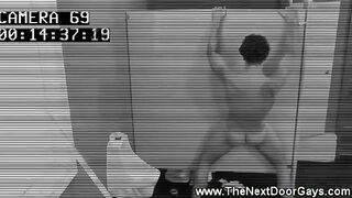 Hunk cops it in the ass at the gloryhole