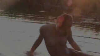 graceful natasha teen naked on the beach
