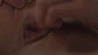Busty teenager fingering beautiful hole