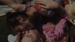 Two russian lesbians eating holes