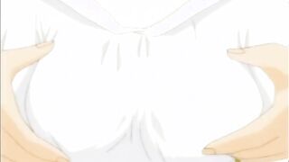 Japanese hentai threesome fucked and licked tits