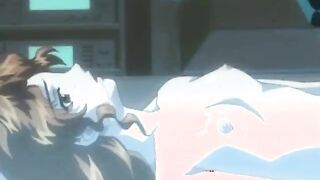 Japanese hentai girl drinking cum