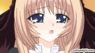 Shemale hentai coed gangbanged in the toilet