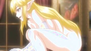 Princess Elf hentai with bigtits hot riding dick