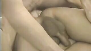 Brunette Chick Tranny Sucks & Anal Fucked