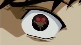 Cute anime girl takes the pain from a big tentacle monster