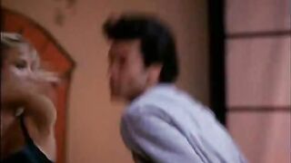Cynthia Rothrock makes out with this dude