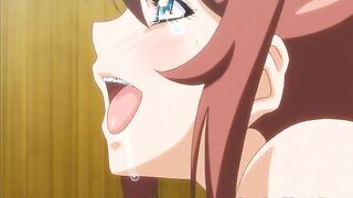 Redhead hentai girl gets back poked