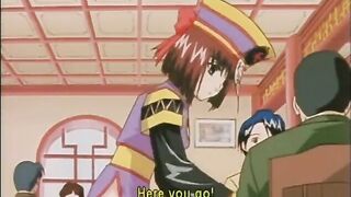 Hentai prisoner girl in chains gets fucked by a knight down in the slave chamber