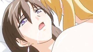 Blonde futagirl deep fucked a virgin pussy