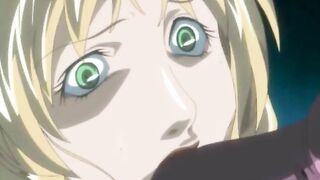 Tied busty hentai babe gets hard fuck