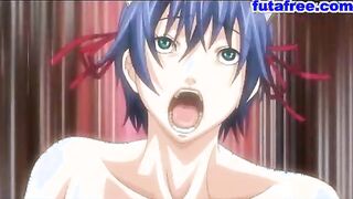 Hentai babe fucked by futagirl fat cock