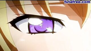 Hentai girl with strap on dildo fucking pussy