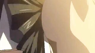 Hot hentai shemale gets huge cock into girls tight and wet pussy
