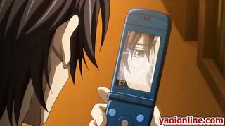 Two hentai guys naked in room