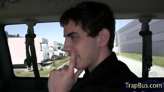 Straight dude gets blowjob from amateur