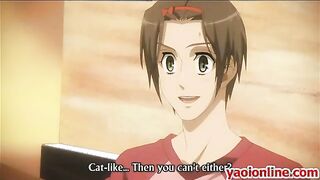 Hottie hentai gay couple having great sex
