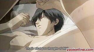 Hentai guy fucking hard his boyfriend from back