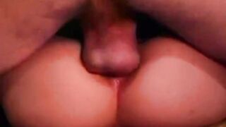 Hot chick takes lucky stud