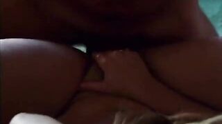 Aroused blonde girl gets pounded her pussy