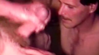 Mature southern bear riding on dick 