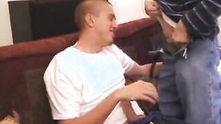 Twink teen amateurs masturbate before anal