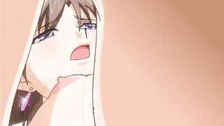 Busty hentai babe slammed hard by futanari cock