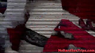 Real dutch whore facialized