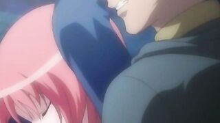 Redhead futagirl gangbanged by some pervs