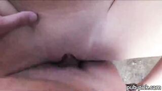 Eurobabe Monika paid for public fucking
