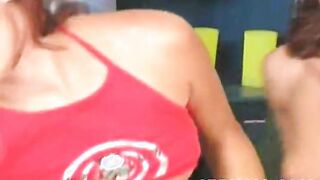 hot and horny young brunettes