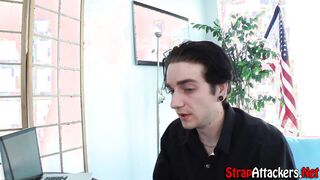 Gagged mistress takes charge of her victim