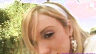 Supple sexy blonde with a fat ass