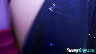 Cfnm party amateurs love stripper cock