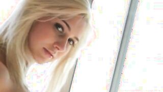 young sexy beach blonde