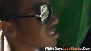 Interracial fuck and facial