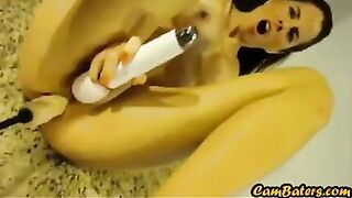 girl gets fucked in the ass by her bf and anal fuck machine