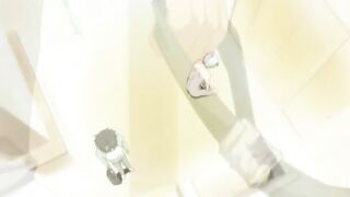 Tied up anime boy licking a hard firm cock and riding hard cock