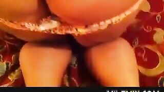 Housewife Giving A Footjob POV