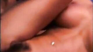 Slut Gets Jizz All Over Her Hairy Pussy