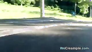 Mature Woman Creampied Outside